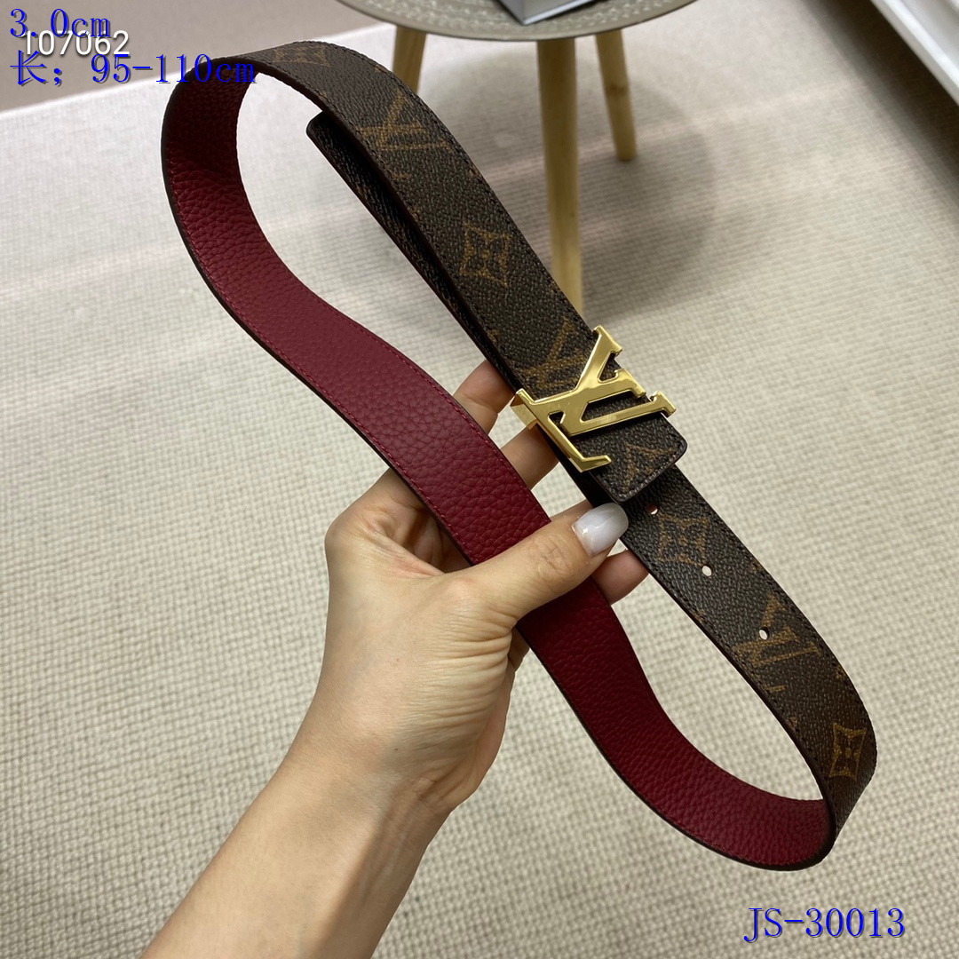 LV Belts 3.0 cm Width 101